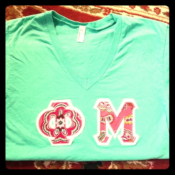 Phi Mu stitched mint - Picture 1 of 1